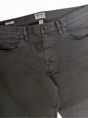 Todd Snyder Pants Mens 32x31 Grey Stretch 5 Pocket Jeans Slim Straight Chino